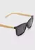 Óculos De Sol Hang Loose Polarized Em Bambu Preto - GarageEletro