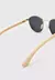 Imagem do Óculos De Sol Hang Loose Polarized Haste Em Bambu Dourado