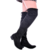 Bota Montaria Feminina Over The Knee Cano Longo Acima Do Joelho Salto Baixo - Caramelo TAM 33 AO 40 - GarageEletro