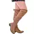 Bota Montaria Feminina Over The Knee Cano Longo Acima Do Joelho Salto Baixo - Caramelo TAM 33 AO 40 na internet