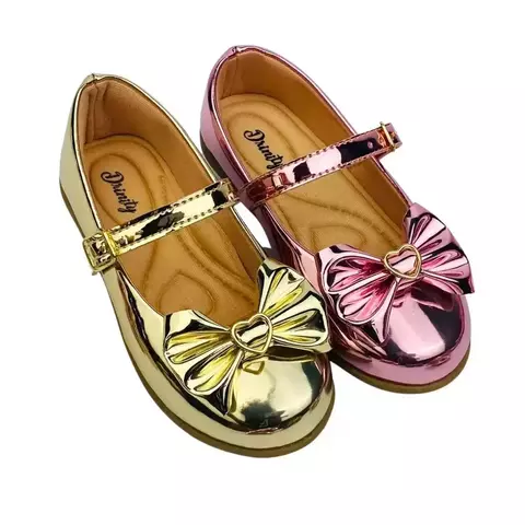 Kit Com 2 Pares Sapatilha Infantil Menina Boneca Verniz Confortável SPT-500 - 20 ao 34 - comprar online