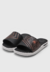 Chinelo Slide Infantil Molekinho Estampado Preto - 27 ao 36