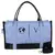 Bolsa Tote Bag Feminina Lona Com Alça Fixa e Tranversal Removível Fechamento Zíper Detalhe Croco - Cinza - GarageEletro