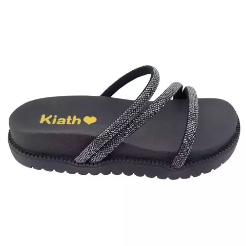 Sandália Feminina Infantil Papete Flatform Juvenil Tira Strass Rasteirinha Confort Casual - 28 ao 33 - comprar online