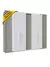 Roupeiro Vitorino 7P/6G Corda/Branco Fosco - comprar online
