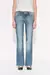M Bootcut Low Oiled Blue