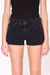 M Short Low Rise Wasted Black