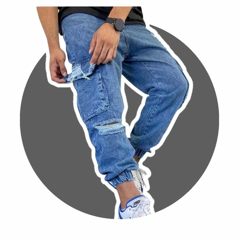 Jogger Jean Cargo - comprar online