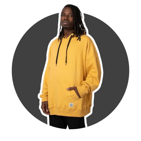 Hoodie Frisa Mostaza