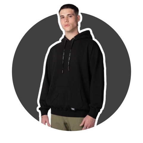 Hoodie Frisa Negro