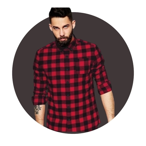 Camisa Leñadora Roja - comprar online