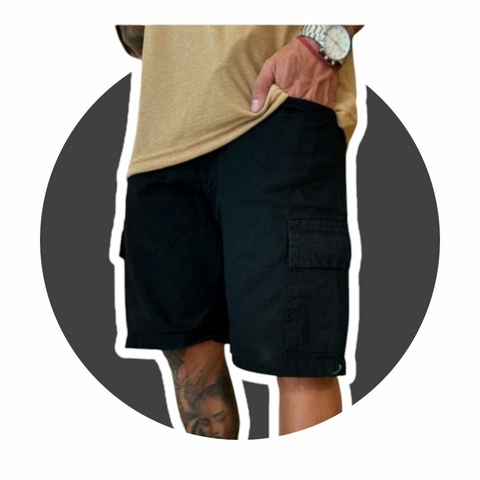Bermuda Mom Cargo Black