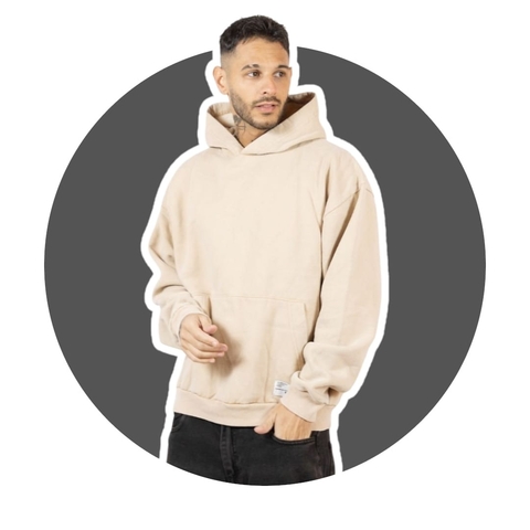 Canguro Frisa Washed Beige - comprar online