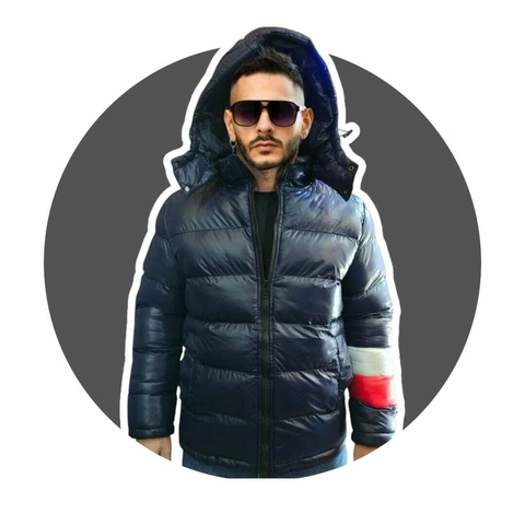 Campera Puffer Negra - comprar online