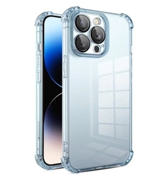 FUNDA IPHONE 15 PRO ANTISHOCK CON CUBRECAMARA TRANSPARENTE