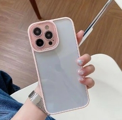 FUNDA IPHONE 15 CANDY CUBRELENTE CON GLITTER - tienda online