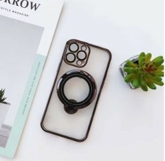 FUNDA IPHONE 15 PRO MAGSAFE CON ANILLO METALIZADO en internet