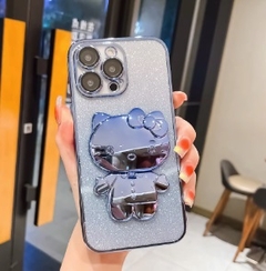 FUNDA IPHONE 15 PRO KITTY GLITTER - G&G Tienda Online