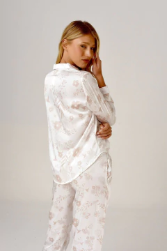 SET PAZ CON PANTALON LARGO CAMISA Y SHORT CON MUSCULOSA EN SEDA (VASETPA) - comprar online
