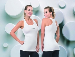 MUSCULOSA BASICA LARGA DE ALGODON Y LYCRA (CS04829)