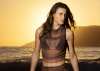 PAREO CROP TOP DE TUL TRANSPARENTE CON FRUNCES LATERAL (AN25014)