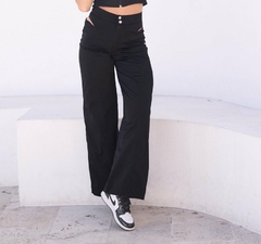 PANTALON ANCHO TIRO ALTO CON ABERTURAS EN LA CINTURA (BI65102)