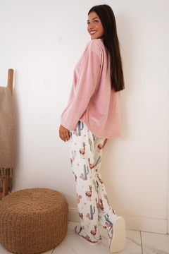 PIJAMA POLAR SOFT PANTALON EST. LLAMAS (SC0P711)