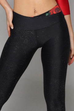 CALZA VALENCIA DAMA DE LYCRA CON BRILLOS Y DETALLE EN CINTURA (BSCAVAL) - comprar online