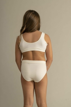 CONJUNTO NENA CORPIÑO TOP BOMBACHA TIRO CORTO DE ALGODON LISO (DO630CI) - comprar online