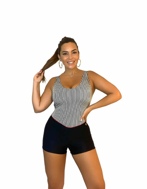 TB MALLA ENTERIZA DEPORTIVA CON SHORT (MI07038)