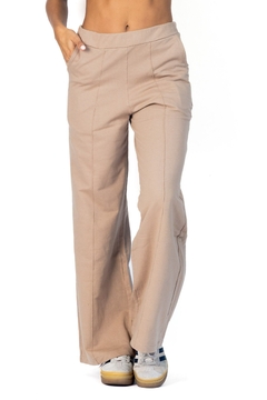 PANTALON CHAPA WIDE LEG ALGODON Y LYCRA (TO05133) - comprar online