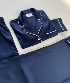 PIJAMA LARGO SOFIA EN SEDA (VAPISOF) - comprar online