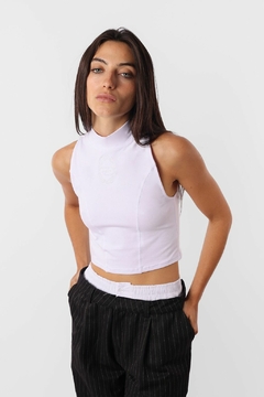 TOP FOLKLORE C/ COSTURAS (TW00429)