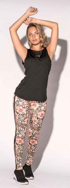 CALZA ANIMAL GARDEN DOBLE TIRA CHAROL (BI70157) - Dame un Beso