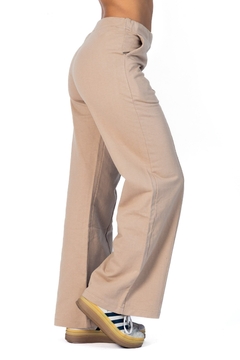 PANTALON CHAPA WIDE LEG ALGODON Y LYCRA (TO05133) en internet