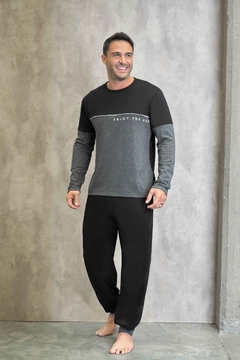 PIJAMA LARGO HOMBRE (LE25552)