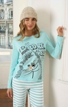 PIJAMA LARGO DAMA ESTAMPADO (LE25352)