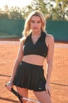 POLLERA DE PADLE TABLEADA CON SHORT INTERNO (BI55063)
