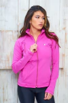 CAMPERA DE LYCRA LISA CON BOLSILLOS LATERALES (BI40107)