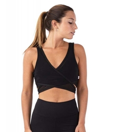 TOP DE LYCRA CON TIRAS EN TUL (TO03751)