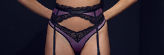 PORTALIGAS SELENE DE SATIN Y ENCAJE (FLPSELE)