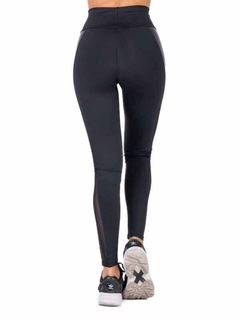 CALZA DEPORTIVA COMBINADA CON LYCRA BRILLOSA Y TUL (TO05028) - comprar online