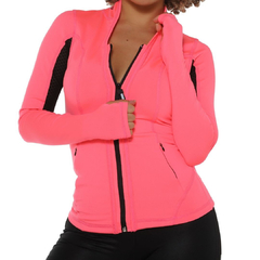 CAMPERA RIVKA DAMA DE ALGODON Y LYCRA ENTALLADA (BSCAMRI) - comprar online
