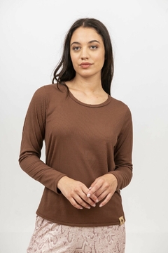 PIJAMA PANTALON ALGODON Y REMERA MORLEY (DO01494) en internet