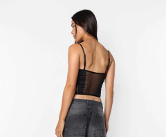 CORSET CATHYA C/PUNTILLAS Y GANCHOS (TW00012) - comprar online