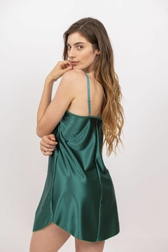 CAMISOLIN SATEN DE PUNTO Y PUNTILLAS (DO01500) - comprar online