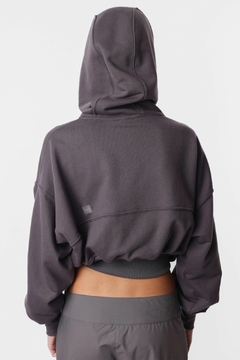 BUZO RUSTICO DE ALGODON CON CINTURA ELASTICO Y DET. EN MANGAS (TW00145) - Dame un Beso
