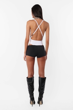 BODY CON ABERTURA DELANTERA Y ESPALDA DESCUBIERTA (TW00200) - Dame un Beso