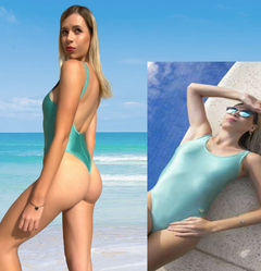 TRAJE DE BAÑO ENTERIZA COLA LESS (MI07001) - comprar online