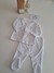 CONJUNTO PLUSH BLANCO Y CELESTE